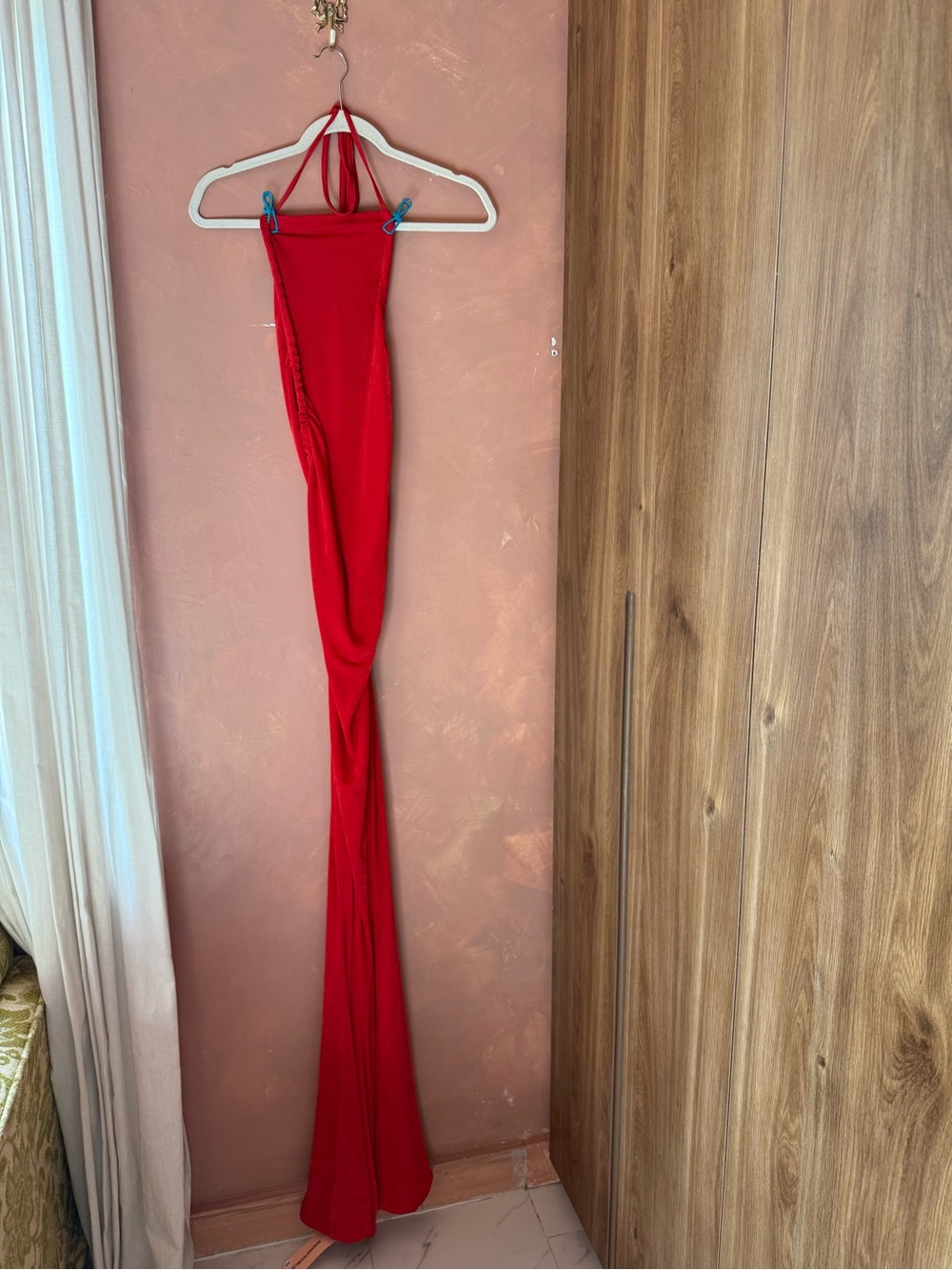 Red Halter Maxi Dress - Classic Women’s summer dress